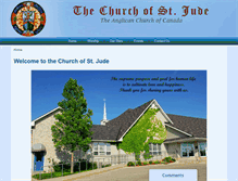 Tablet Screenshot of churchofsaintjude.ca